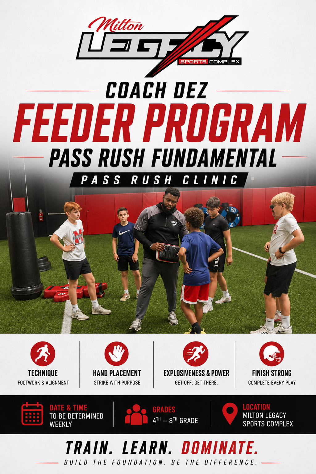 Coach Dez Feeder Program - Pass Rush Clinic